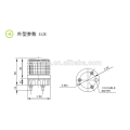 LTE-5041 2W IP45 buzzer warning light